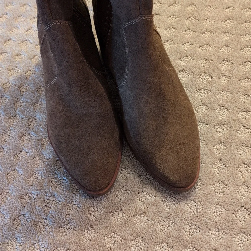 Kelsi Dagger Brooklyn Echo  Suede  Tall Western Boots, Anthropologie - Picture 10 of 14